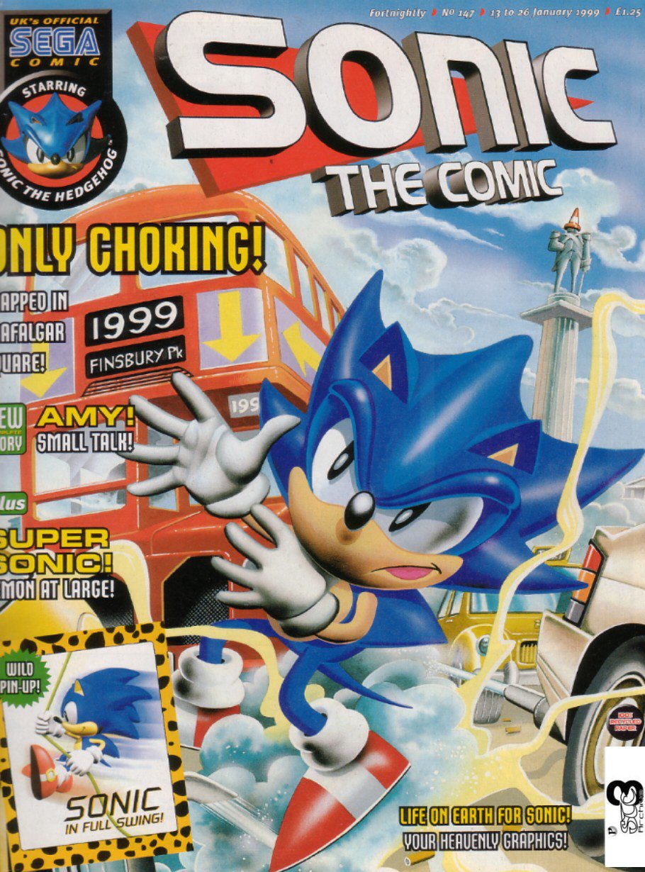 Sonic - The Comic Issue No. 147 Comic cover page